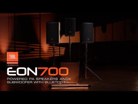 PA-system Stort – JBL EON715 med subwoofer — video 7