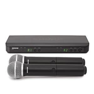 Trådlös mikrofon – Shure BLX288 (dubbel)