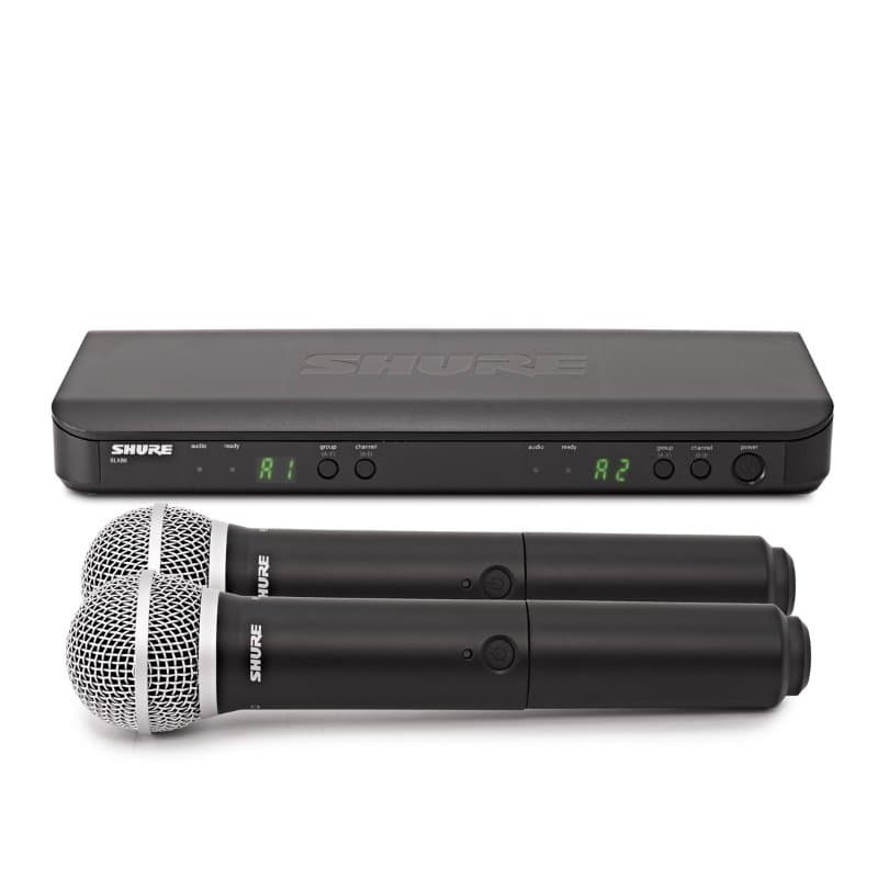 Trådlös mikrofon – Shure BLX288 (dubbel) — bild 1